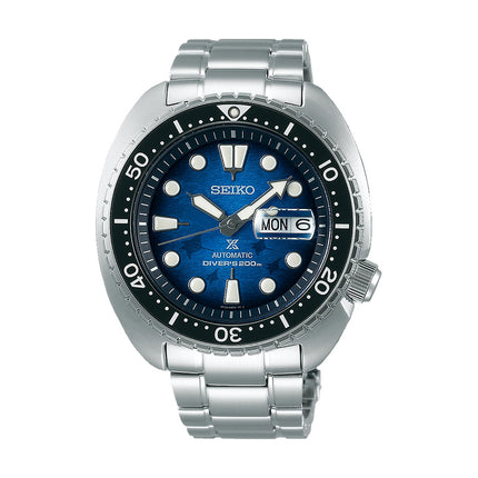Seiko Prospex SRPE39K1 King Turtle Manta Ray Save The Ocean Stainless Steel Strap Special Edition