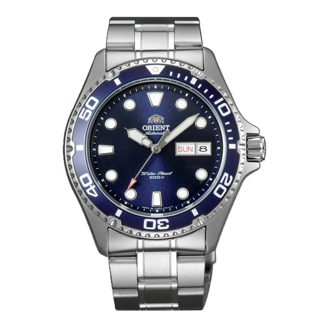 Orient Sports TAA02005D Automatic Men Blue Dial Stainless Steel Strap