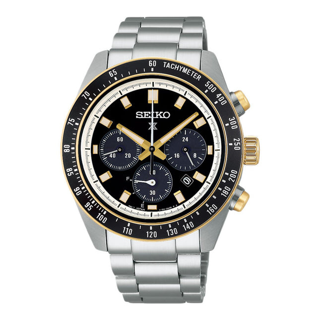 Seiko Prospex SSC941P1 Circuit Race SeiTona Speedtimer Solar Chronograph Stainless Steel Strap