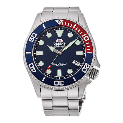 Orient New Triton RA-AC0K03L Automatic Divers Blue Navy Dial Stainless Steel Strap