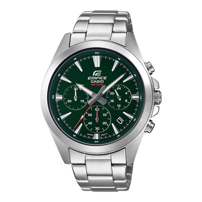 Casio Edifice EFV-630D-3AVUDF Chronograph Green Dial Stainless Steel Band