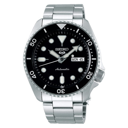 Seiko 5 Sports SRPD55K1 SKX Sports Style Automatic Black Dial Stainless Steel Strap