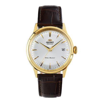 Orient Bambino Classic RA-AC0M01S Automatic Men White Dial Brown Leather Strap