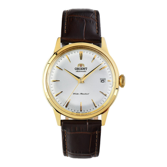 Orient Bambino Classic RA-AC0M01S Automatic Men White Dial Brown Leather Strap