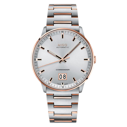 MIDO Commander II M021.626.22.031.00 Big Date Automatic Silver Dial Dual Tone Stainless Steel Strap