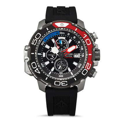 Citizen Promaster BJ2167-03E Eco Drive Black Dial Black Rubber Strap