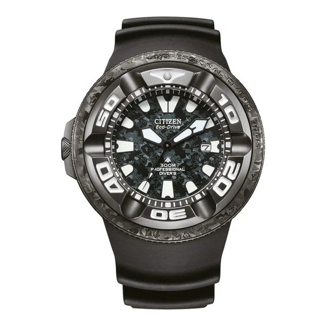 Citizen Promaster Marine BJ8056-01E “Ecozilla” X Godzilla Black Polyurethane Strap Limited Edition