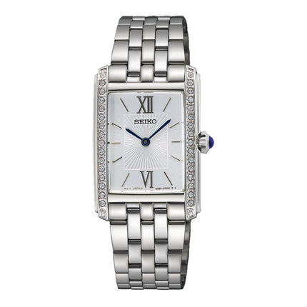 Seiko Ladies SWR091P1 Discover More Silver Dial Stainless Steel Strap