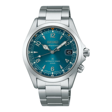 Seiko Prospex SPB503J1 Alpinist Automatic Tealpine Blue Dial Stainless Steel Strap