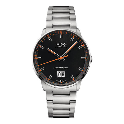 Mido Commander M021.626.11.051.00 Big Date Black Dial Stainless Steel Strap