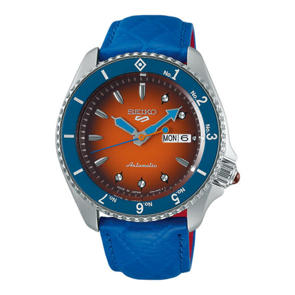 Seiko 5 Sports X Jojo Bizarre Adventure SBSA031 Guido Mista Leather Strap Limited Edition (JDM)