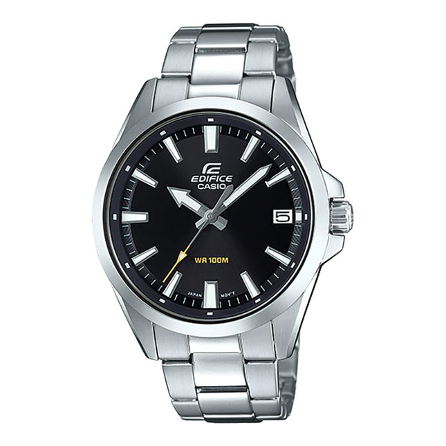 Casio Edifice EFV-100D-1AVUDF Men Black Dial Stainless Steel Band