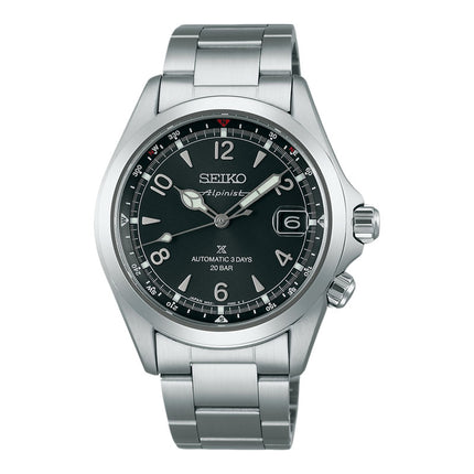 Seiko Prospex SPB505J1 Alpinist Automatic Summit Black Dial Stainless Steel Strap