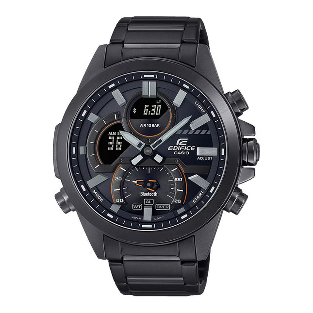 Casio Edifice ECB-30DC-1ADF Smartphone Link Model Digital Analog Dial Black Stainless Steel Band