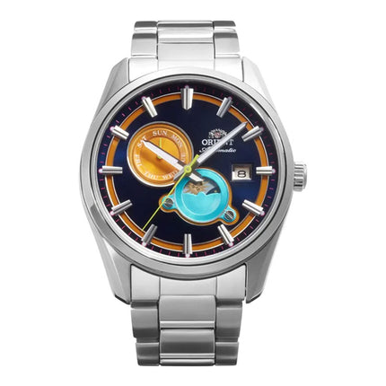 Orient Contemporary RA-AK0316L Stretto Day & Night Multi-color Dial St Steel Strap Limited Edition