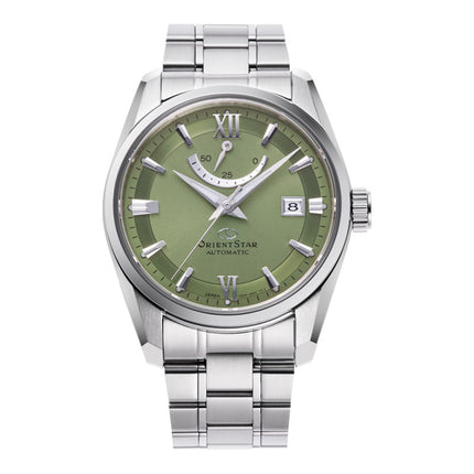 Orient Star RE-AU0107E Contemporary Date Automatic Green Dial Stainless Steel Strap