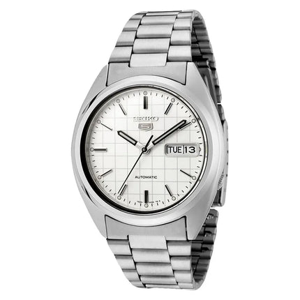 Seiko 5 Sports SNXF05K1 Automatic White Dial Stainless Steel