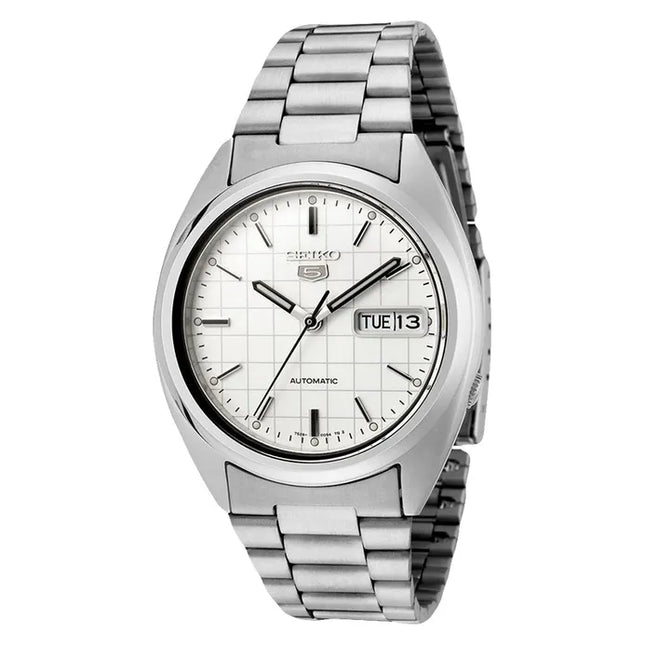 Seiko 5 Sports SNXF05K1 Automatic White Dial Stainless Steel