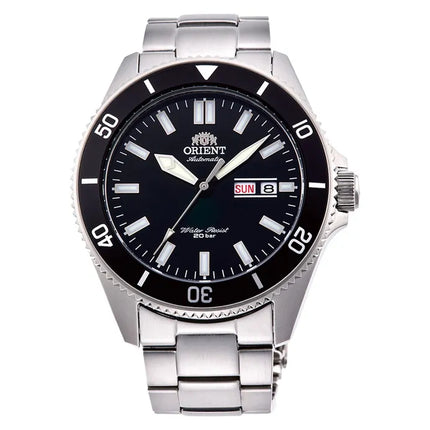 Orient Sports RA-AA0008B Kanno Automatic Divers Black Dial Stainless Steel Strap