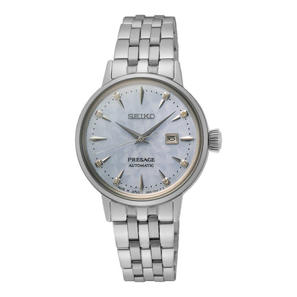 Seiko Presage SRE007J1 Cocktail Time ‘Skydiving’ Diamond Twist Blue Dial Stainless Steel Strap