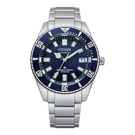 Citizen Promaster NB6021-68L Fujitsubo Automatic Titanium Blue Dial Titanium Strap