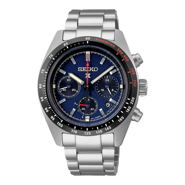 Seiko Prospex SSC815P1 Speedtimer Solar Chronograph Blue Dial Stainless Steel Strap