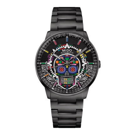 MIDO Commander M021.626.33.051.01 Círculo de Luz Automatic Black St Steel Strap Limited Edition