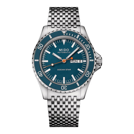 MIDO Ocean Star M026.830.11.041.00 Tribute 75th Anniversary Blue Dial St. Steel SPECIAL EDITION
