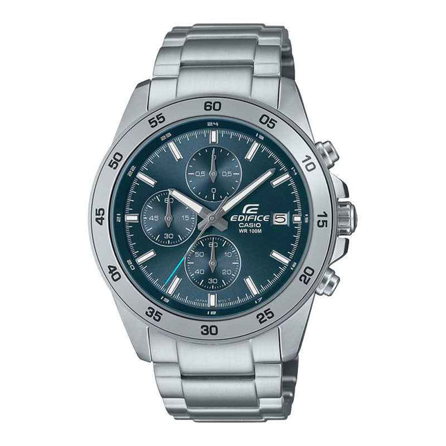 Casio Edifice EFR-526D-2AVUDF Chronograph Men Blue Dial Stainless Steel Band