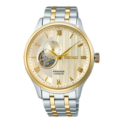 Seiko Presage SSA464J1 Automatic Japanese Zen Garden Series Open Heart Dial Stainless Steel Strap