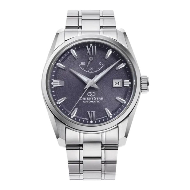 Orient Star RE-AU0112V Contemporary Date Automatic Purple Dial Stainless Steel Strap