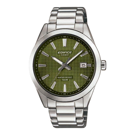 Casio Edifice EFV-160D-3AVDF Green Dial Stainless Steel Band