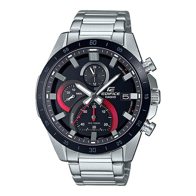 Casio Edifice EFR-571DB-1A1VUDF Chronograph Black Dial Stainless Steel Band