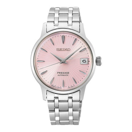 Seiko Presage SRP839J1 Cocktail Time Cosmopolitan Automatic Pink Dial Stainless Steel Strap