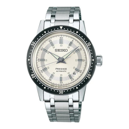 Seiko Presage SRPK61J1 Style60s Crown Chronograph 60th Anniversary St. Steel Strap Limited Edition