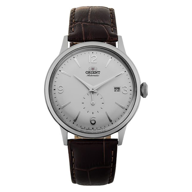 Orient Classic RA-AP0002S Bambino Small Seconds Automatic White Dial Brown Leather Strap