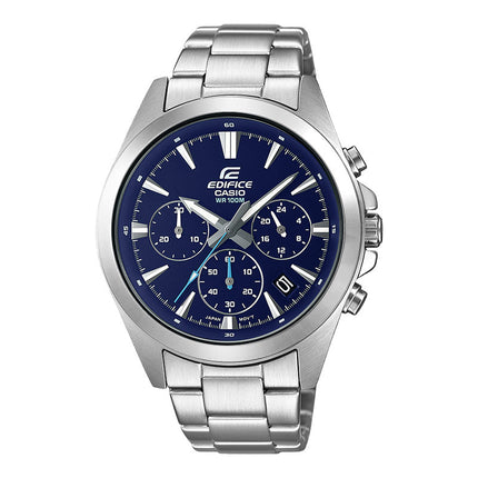 Casio Edifice EFV-630D-2AVUDF Chronograph Blue Dial Stainless Steel Band