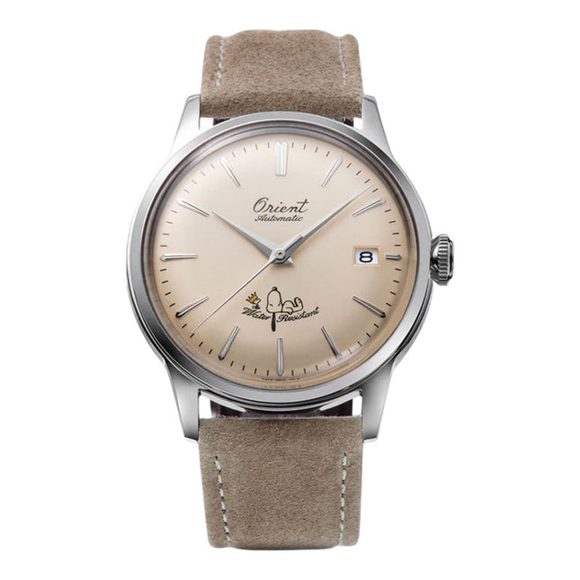 Orient Classic RA-AC0M17G Bambino X Peanuts 75th Anniversary Leather Strap Limited Edition