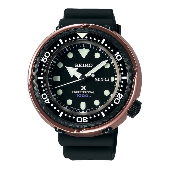 Seiko Prospex S23627J1 Tuna Sea Baselworld 2018 Black Dial Black Rubber Strap Limited Edition