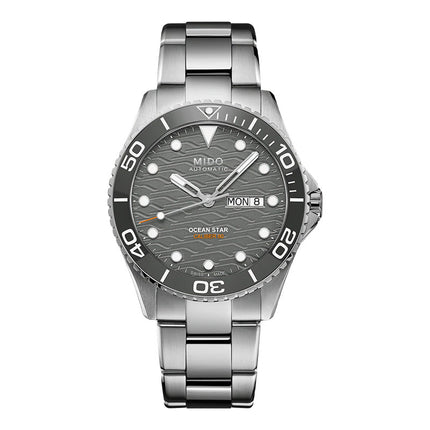 MIDO Ocean Star M042.430.11.081.00 200C Automatic Grey Dial Stainless Steel Strap