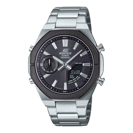Casio Edifice ECB-S10DB-1ADF Smartphone Link Model Black Digital Analog Dial Stainless Steel Band