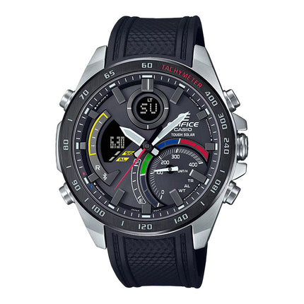 Casio Edifice ECB-900MP-1ADF Tough Solar Men Digital Analog Dial Black Resin Band