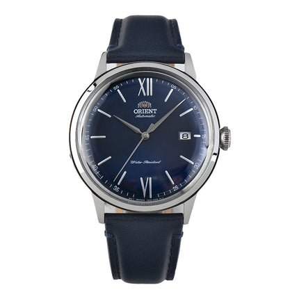 Orient Bambino V6 RA-AC0021L Automatic Men Blue Dial Blue Leather Strap