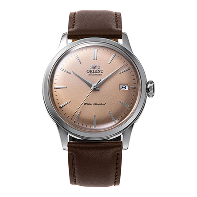 Orient Classic RA-AC0M15Y Bambino 38 Men Copper Dial Brown Leather Strap Limited Edition