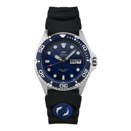 Orient Sports TAA02008D Ray II Automatic Blue Dial Black Rubber Strap