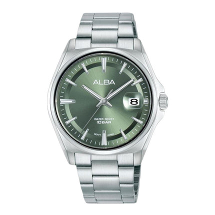 Alba Active AS9V87X1 Tea Green Dial Stainless Steel Strap
