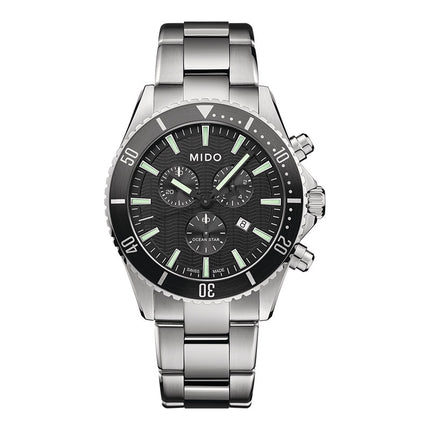 MIDO Ocean Star M026.417.11.051.00 Chronograph Black Dial Stainless Steel Strap