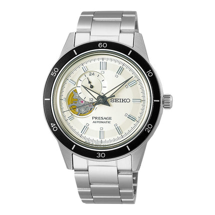 Seiko Presage SSA423J1 Automatic Open Heart White Dial Stainless Steel Strap
