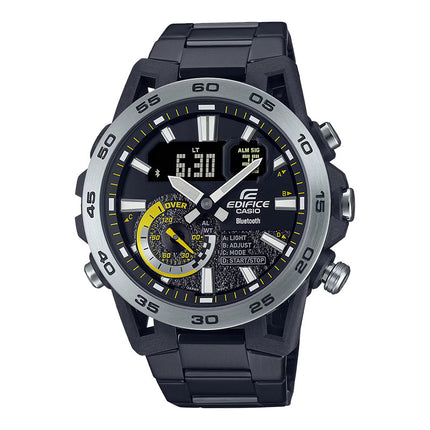 Casio Edifice ECB-40DC-1ADF Sospensione Digital Analog Dial Black Stainless Steel Band