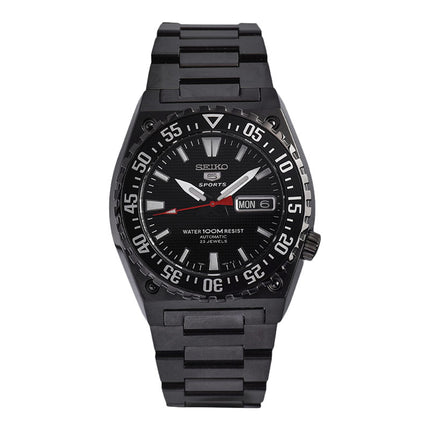 Seiko 5 Sports SNZD73K1 Automatic Men Black Dial Stainless Steel Strap